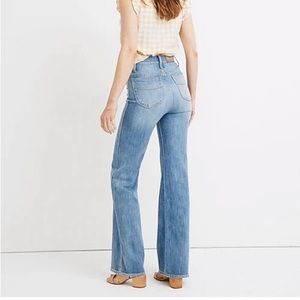 Madewell 11” high rise flare